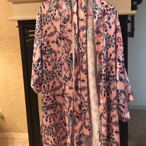 Victoria’s Secret Spring Inspired Silk Robe Pink